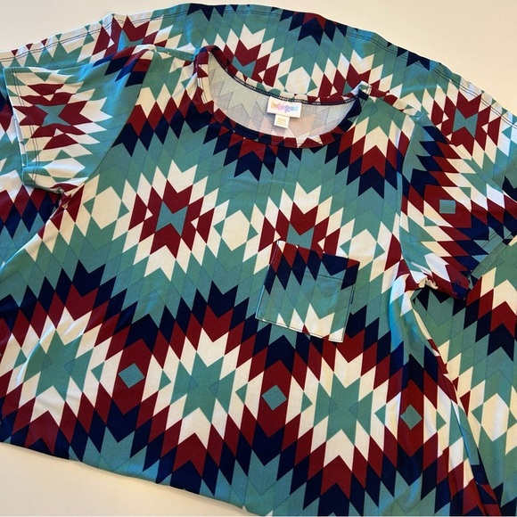 NWOT Lularoe Carly Dress, RARE Navajo Print, XXS - Picture 3 of 6